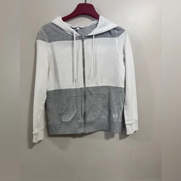 Victoria's Secret Gray Zip Up Woman’s Size M - Picture 2 of 5